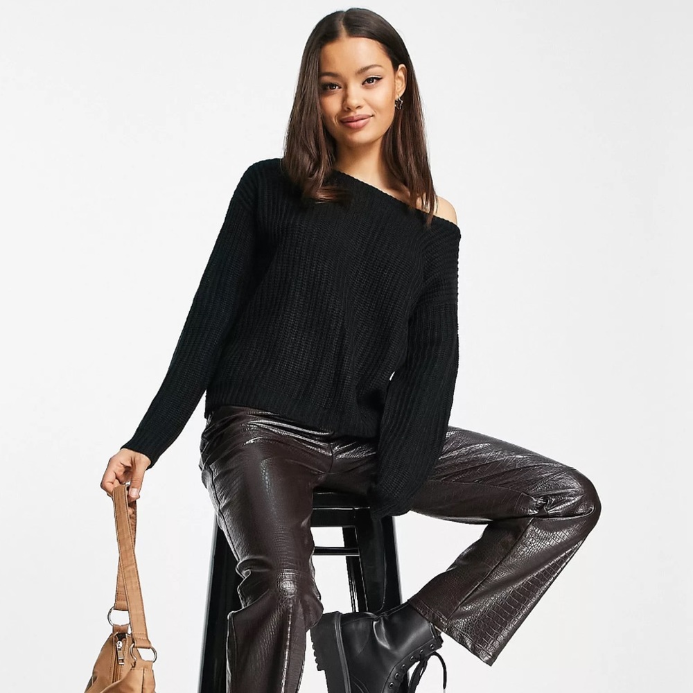 Off the shoulder sweater